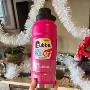 Bubba Bright Pink Insulated Stainless Steel 40 oz Water Bottle Coffee Thermos